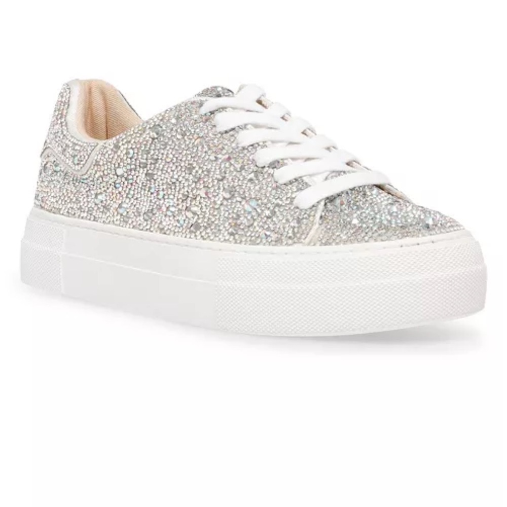 NIB Betsey Johnson rhineston sneakers SB-SIDNY 8.5